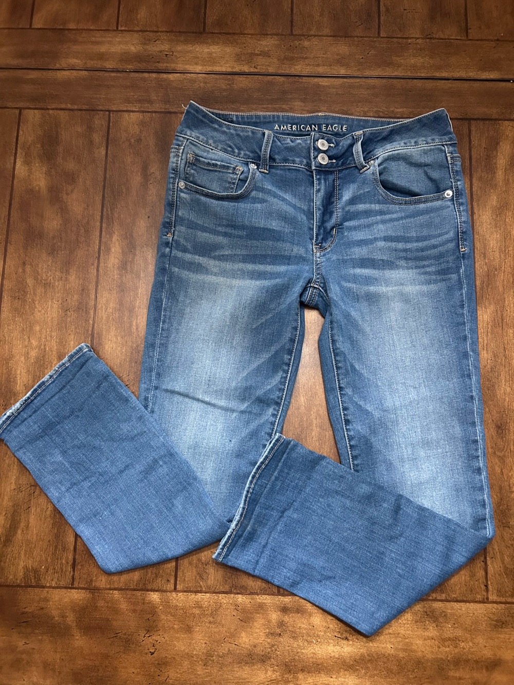American Eagle Artist Crop Jeans Size 8L